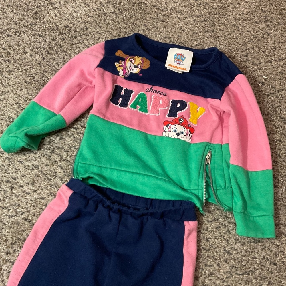 Toddler girls Paw patrol outfit